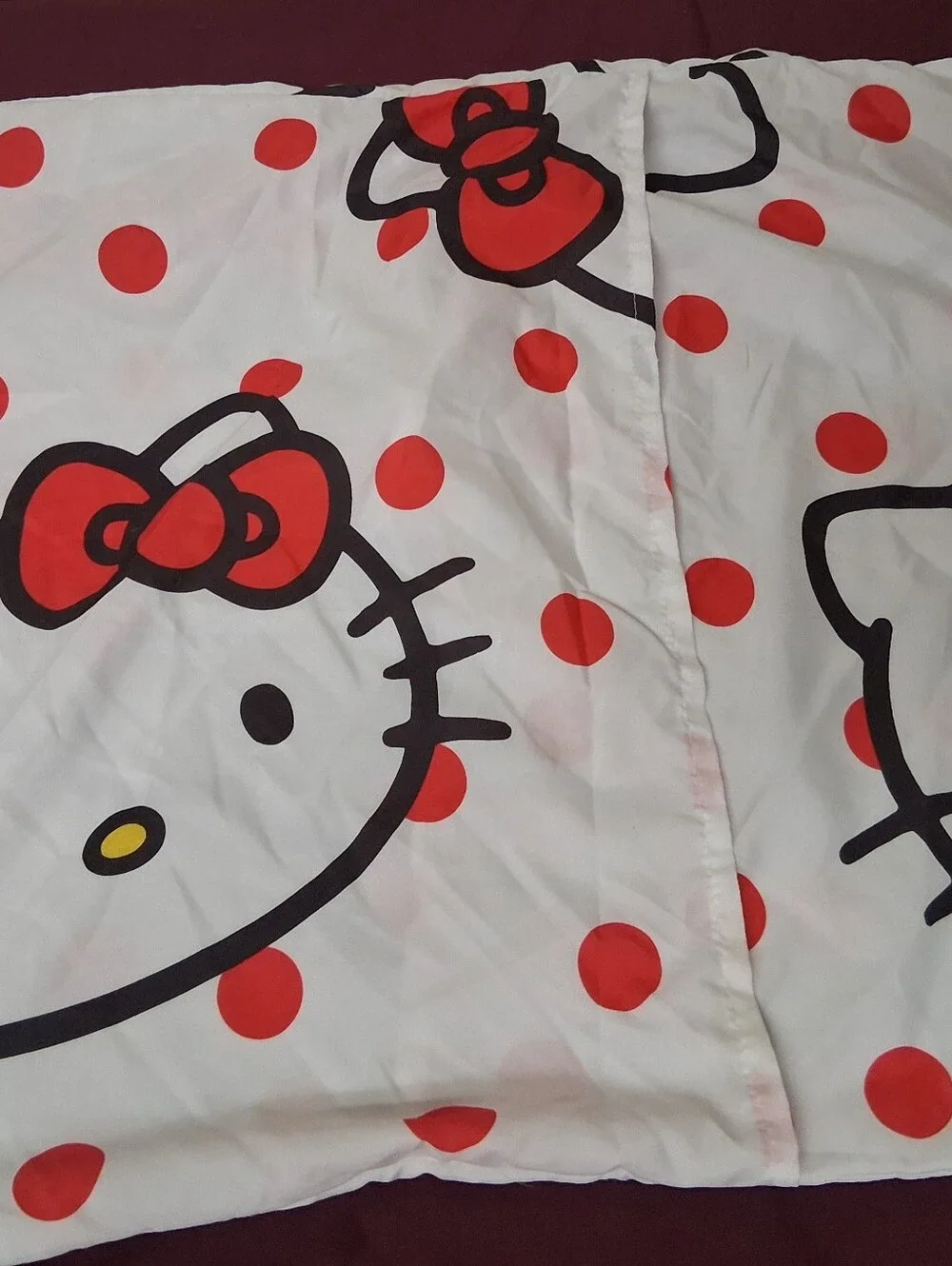 Hello Kitty Pink Poke A Dot Standard Size Pillow Sham